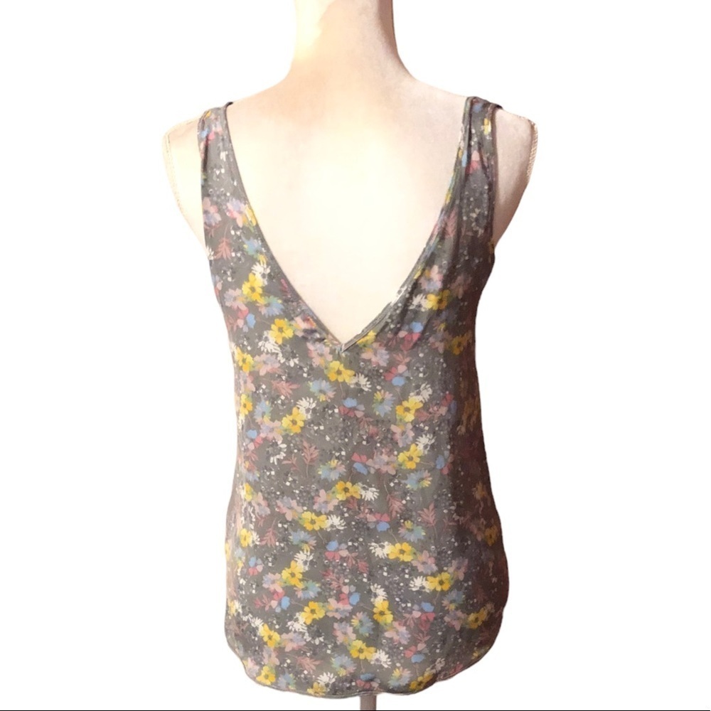 ⭐️ 3 For $15 Free People Intimately Satin Floral Blouse - Picture 3 of 6